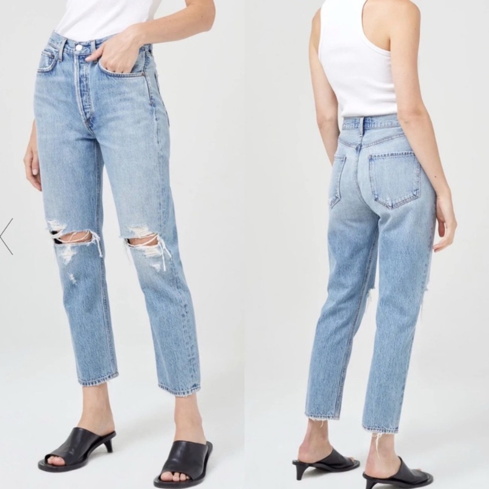 Agolde Riley Crop high Rise